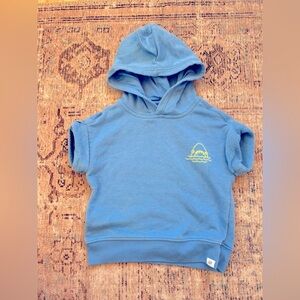 GAP Blue Kids Hoodie with Shark Graphic